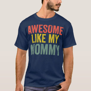 Camiseta Awesome Like My motherinlaw  Retro Parents Day 