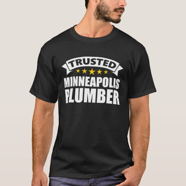 Camiseta Awesome Minneapolis Plumber (Anverso)