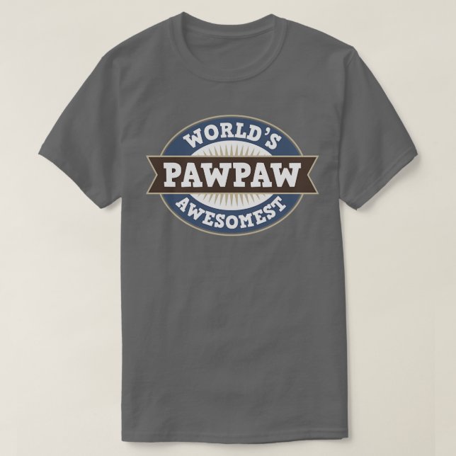 Camiseta Awesome Pawpaw Grandma (Diseño del anverso)