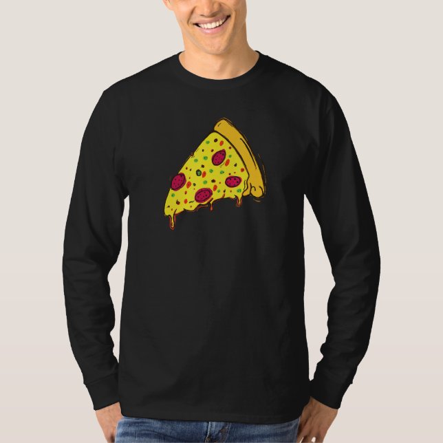 Camiseta Awesome Pizza Slice For Fast Food (Anverso)