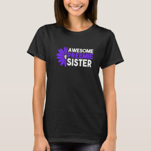 Camiseta Awesome Preemie Sister