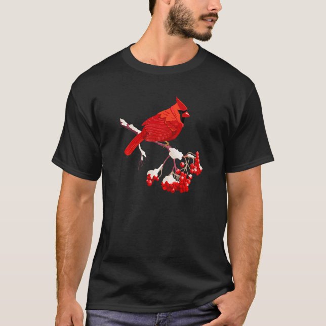 Camiseta Awesome Red Cardinal Birds  Nature   Women Men (Anverso)