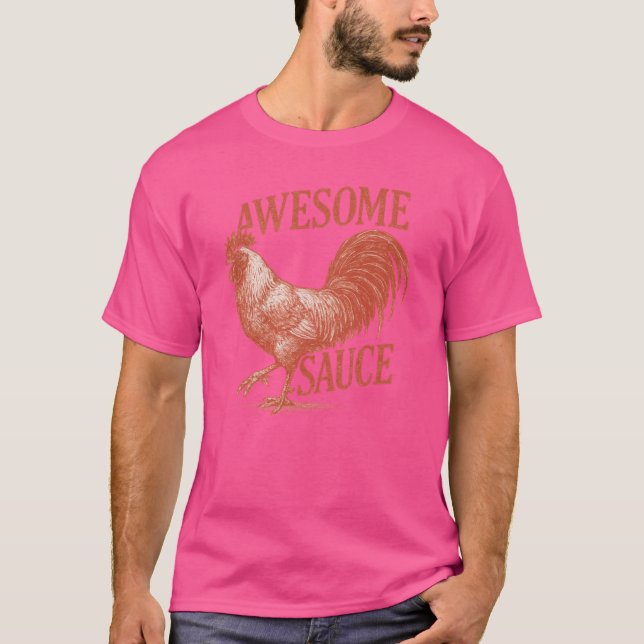 Camiseta Awesome Sauce Rooster As Seen inhe Accountant 2 vi (Anverso)