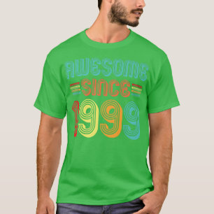 Camiseta Awesome Since 1999 23 Years Old Bday 23rd Birthday
