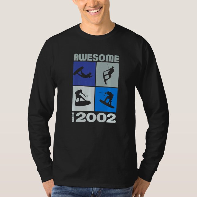 Camiseta Awesome since 2002 Wakeboard lifestyle  1 (Anverso)
