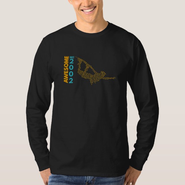Camiseta Awesome since 2002 Wakeboard lifestyle  1 (Anverso)