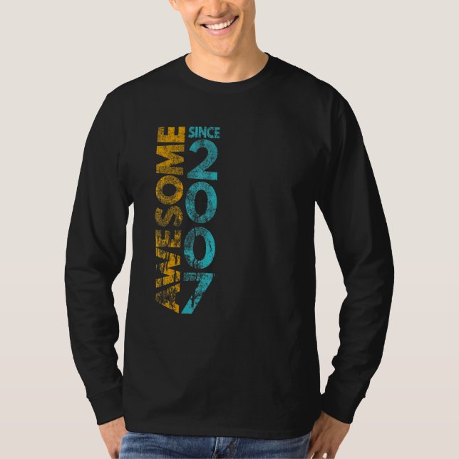 Camiseta Awesome Since 2007 1 (Anverso)