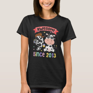 Camiseta Awesome Since 2013 Baby Girl 9th Birthday Outfit F