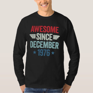 Camiseta Awesome Since December 1976 1