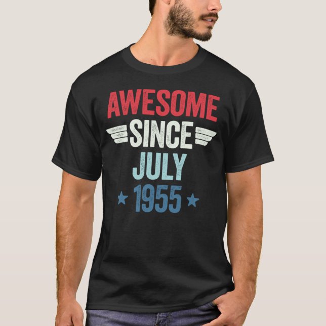 Camiseta Awesome Since July 1955 (Anverso)