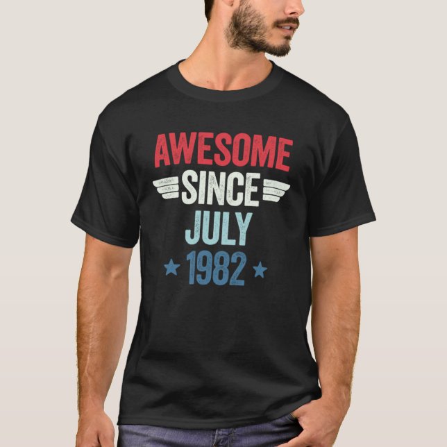 Camiseta Awesome Since July 1982 (Anverso)