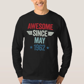Camiseta Awesome Since May 1962