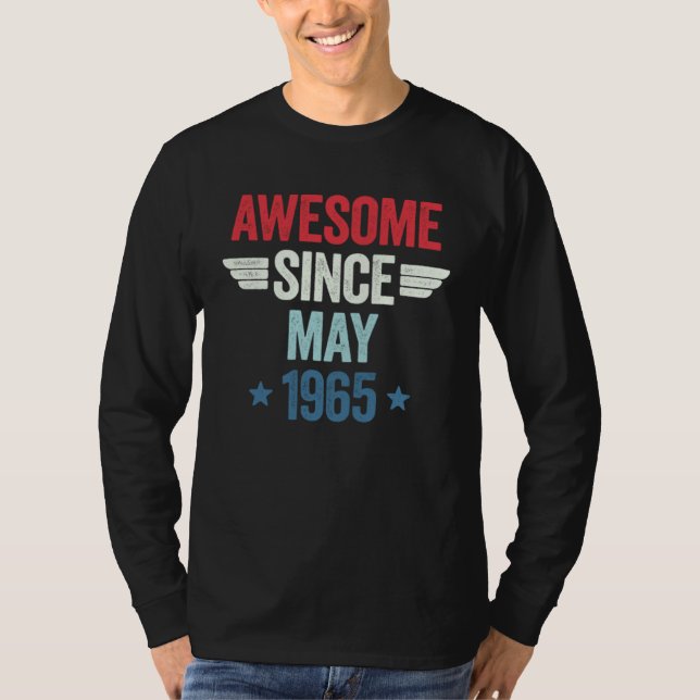 Camiseta Awesome Since May 1965 2 (Anverso)