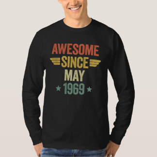 Camiseta Awesome Since May 1969
