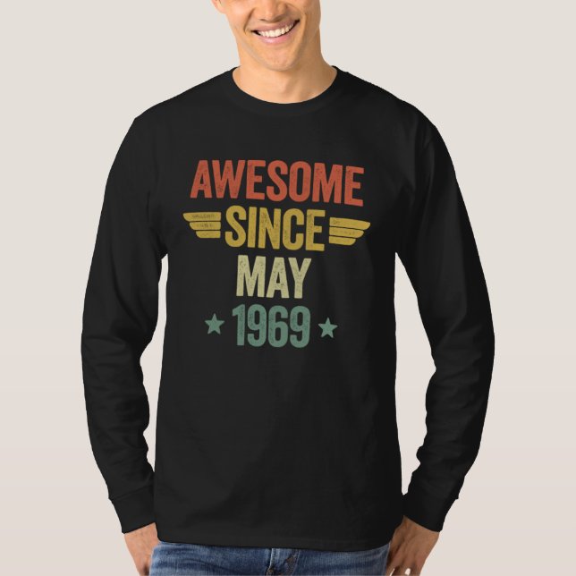 Camiseta Awesome Since May 1969 (Anverso)