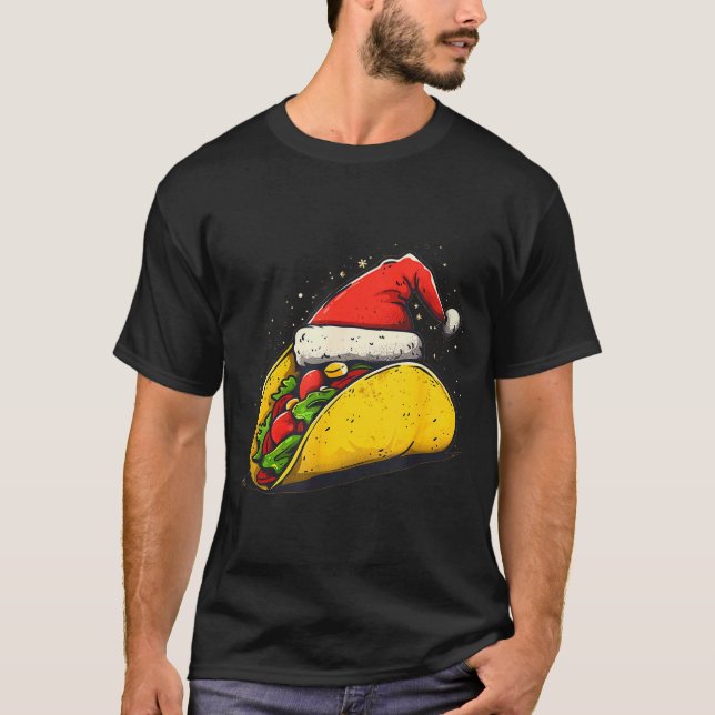 Camiseta Awesome Taco Outfit For Xmas Tacos Lovers  (Anverso)