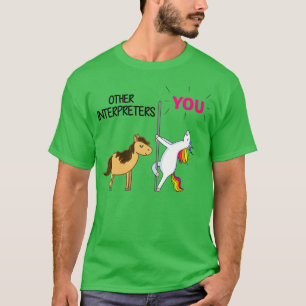 Camiseta Awesome Unicorn Gift For Interpreter