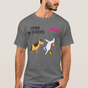 Camiseta Awesome Unicorn Gift For PHD Student 1