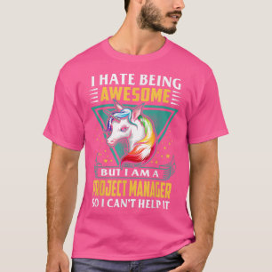Camiseta Awesome Unicorn Project Manager