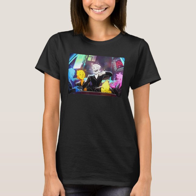 Camiseta Awesome Videogames Playing Classic Arts Characters (Anverso)