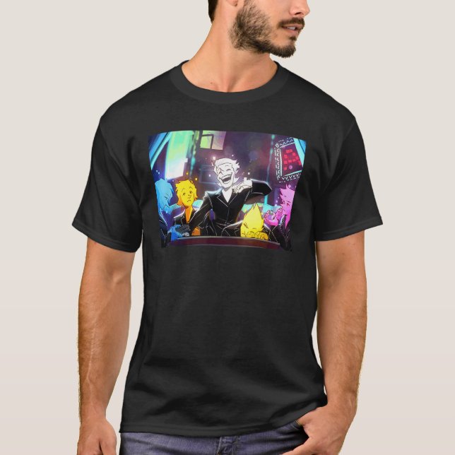 Camiseta Awesome Videogames Playing Classic Arts Characters (Anverso)