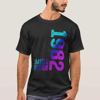 Camiseta Awesome Year 1982 Since 1982 Vintage 1982 Birth Re
