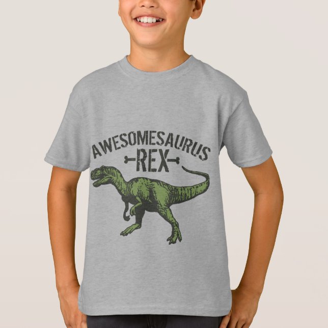 Camiseta Awesomesaurus Rex (Anverso)
