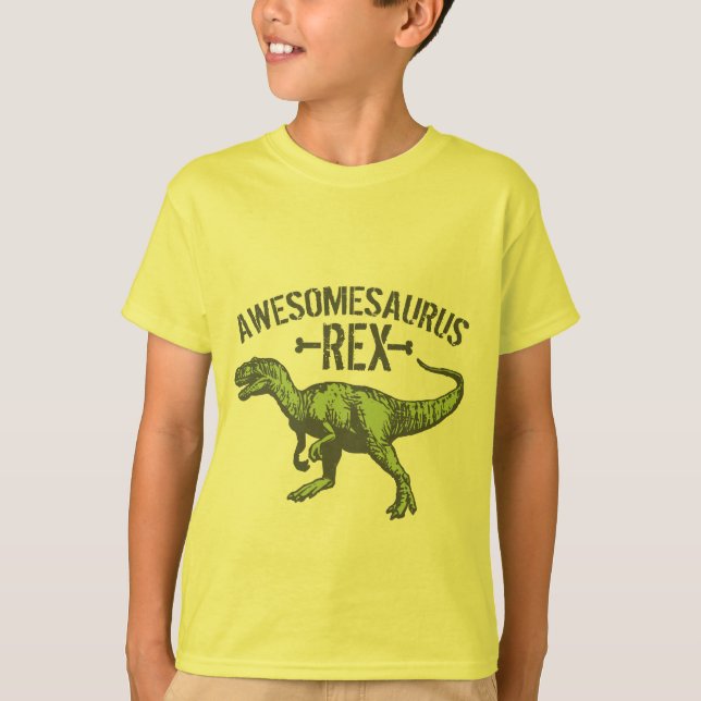 Camiseta Awesomesaurus Rex (Anverso)