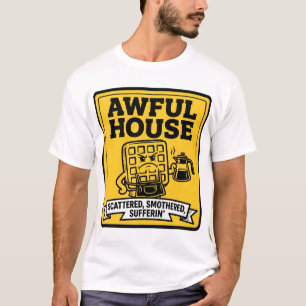 Camiseta Awful House — La Waffle Es una Mentira