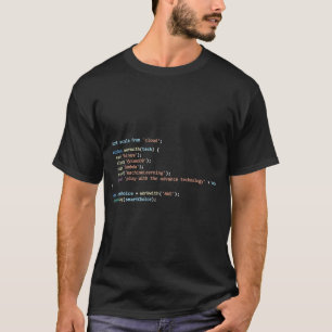 Camiseta AWS como código de sueño repetir reforzar el botón