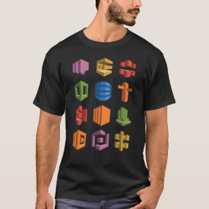 Camiseta AWS Microservices Tech Stack Hackerthon Startup