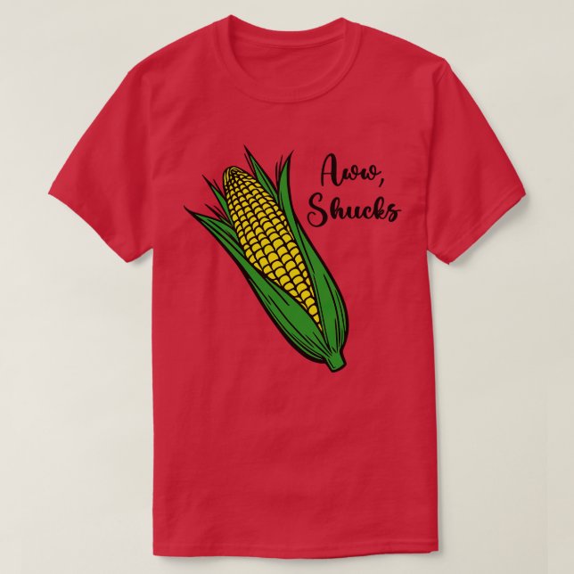 Camiseta Aww Shucks (Diseño del anverso)