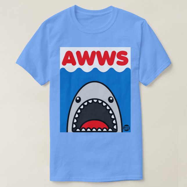 Camiseta Awws Jaws (Diseño del anverso)