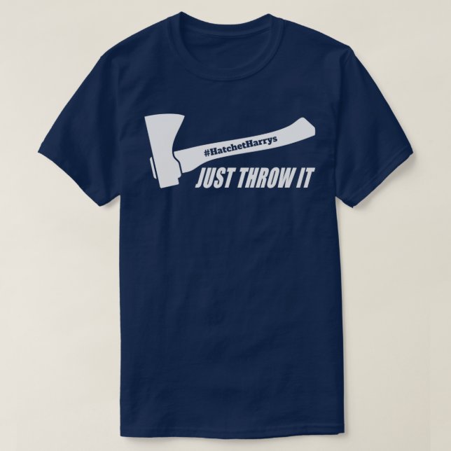 Camiseta Ax Arrojándola Sólo (Diseño del anverso)