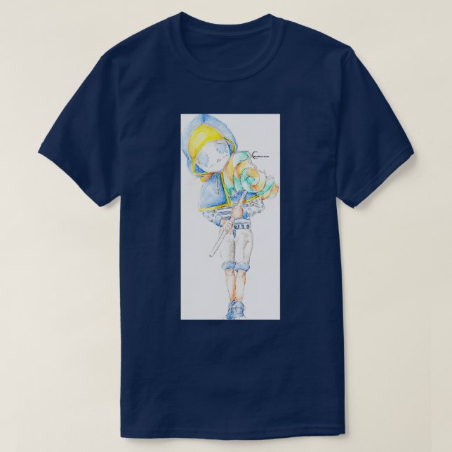 Camiseta Ax boy x27x27Wailx27x27 desde Identity V Watercolo (Diseño del anverso)