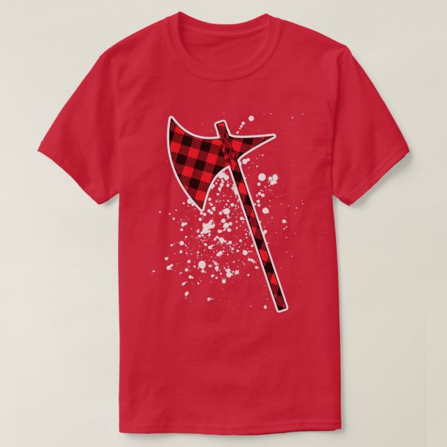 Camiseta Ax Buffalo Plaid Design Classic TShirt (Diseño del anverso)
