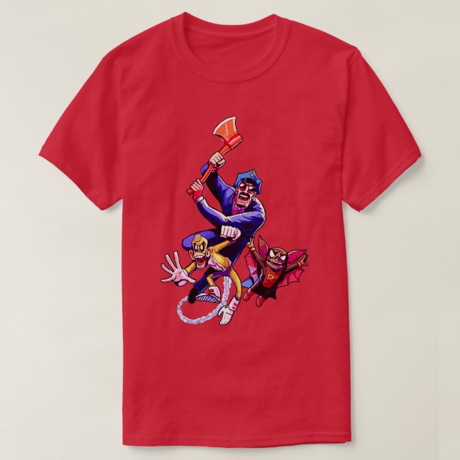 Camiseta Ax Cop Merch (Diseño del anverso)
