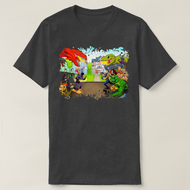 Camiseta Ax Cop Merch 2 (Diseño del anverso)
