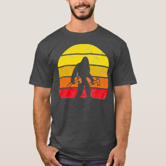 Camiseta Ax de pie grande rozando Sasquatch Retro