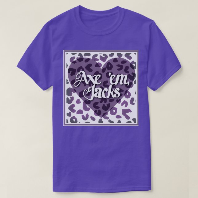 Camiseta Ax em leopard print (Diseño del anverso)