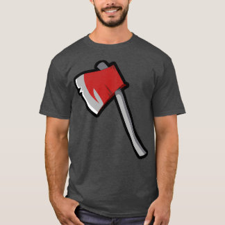 Camiseta Ax hatchet madera trozo de bosque trozo de árbol r