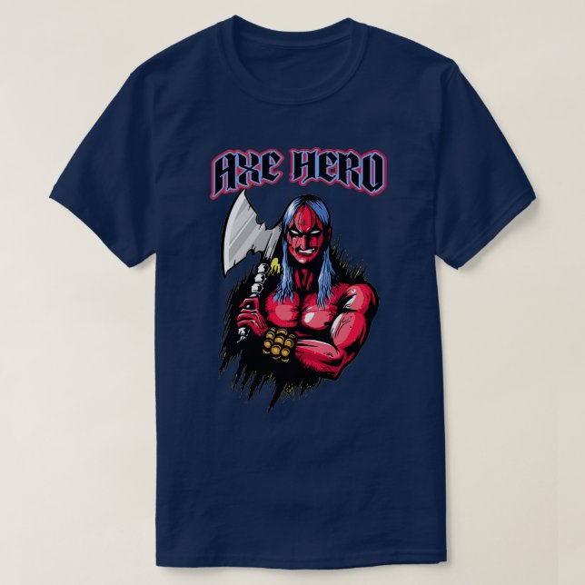 Camiseta Ax Heroe (Diseño del anverso)