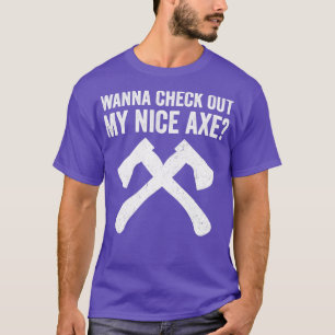Camiseta Ax Lanzando Divertido Ax Thrower Pun