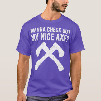Camiseta Ax Lanzando Divertido Ax Thrower Pun