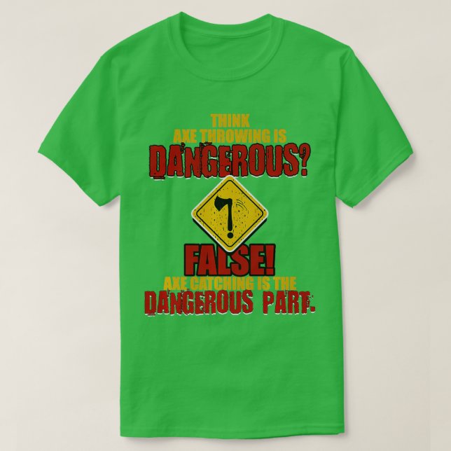 Camiseta Ax Lanzando Funny Ax Premium Classic TShirt (Diseño del anverso)