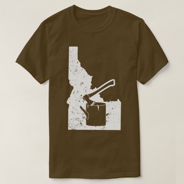 Camiseta Ax Log Truck Shirt Forestry (Diseño del anverso)