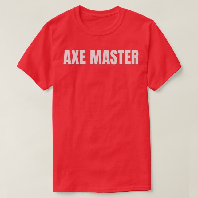 Camiseta Ax Master 2 (Diseño del anverso)