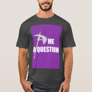 Camiseta Ax me una pregunta 2 púrpura
