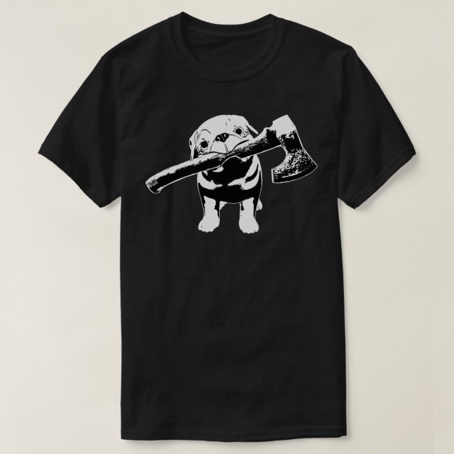 Camiseta Ax Pug (Diseño del anverso)