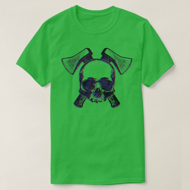 Camiseta Ax Skull 4 (Diseño del anverso)